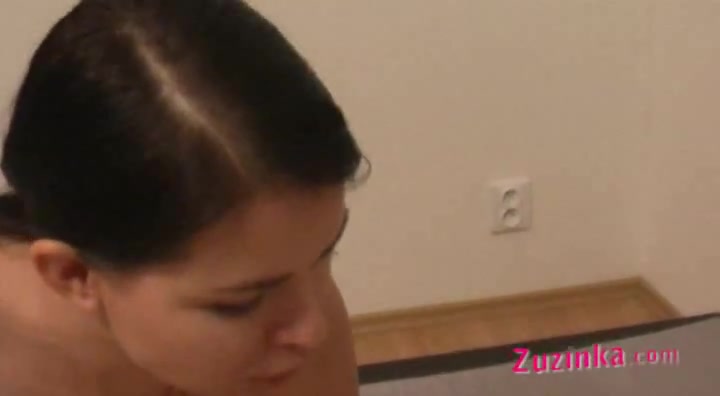 Hot lesbian time with amateur Zuzinka