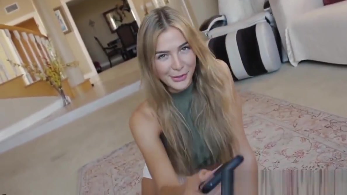 Naughty stepsister Blair Williams treated with cum in mouth