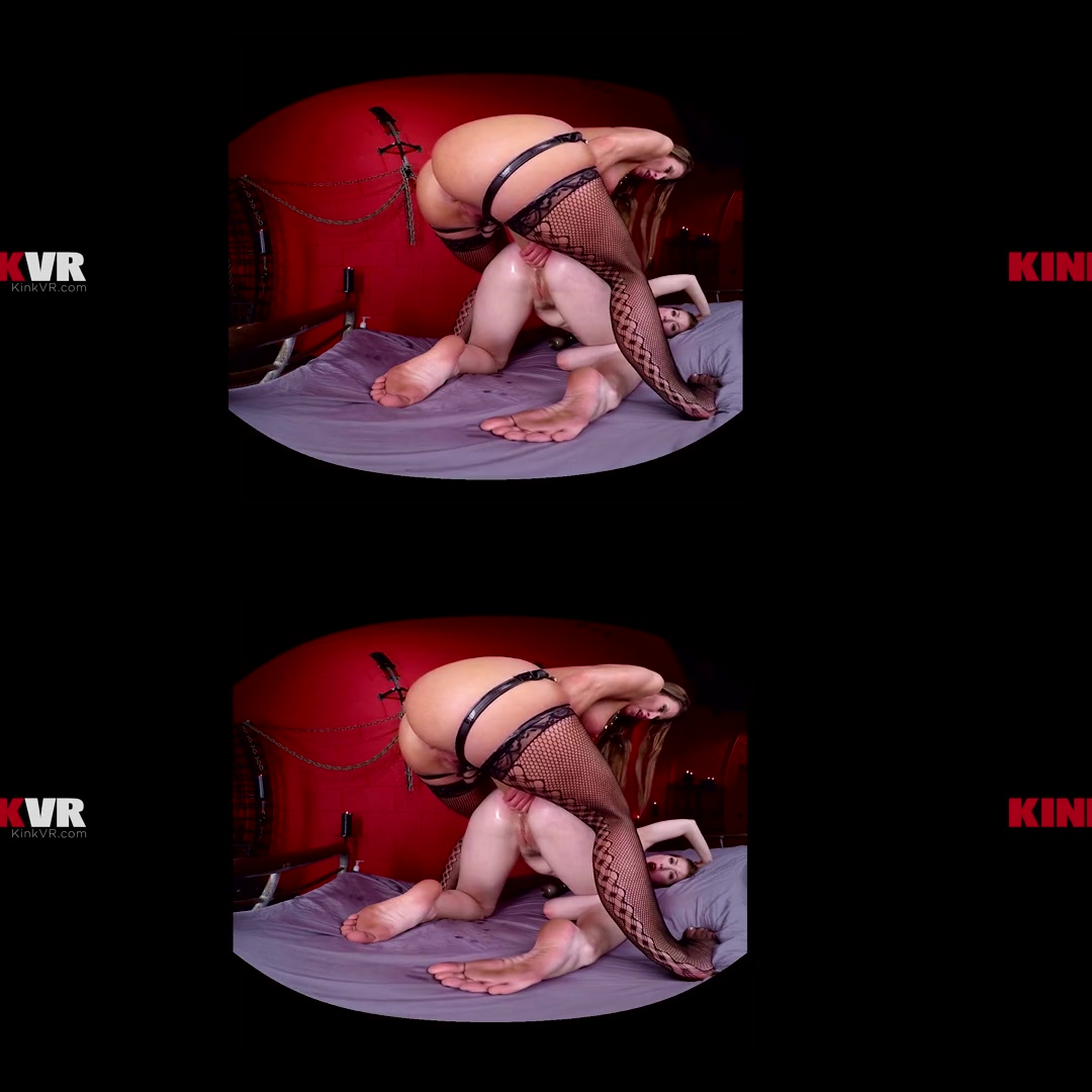 Ariel X & Ella Nova in Lesbian Strap-On Fucking - KinkVR