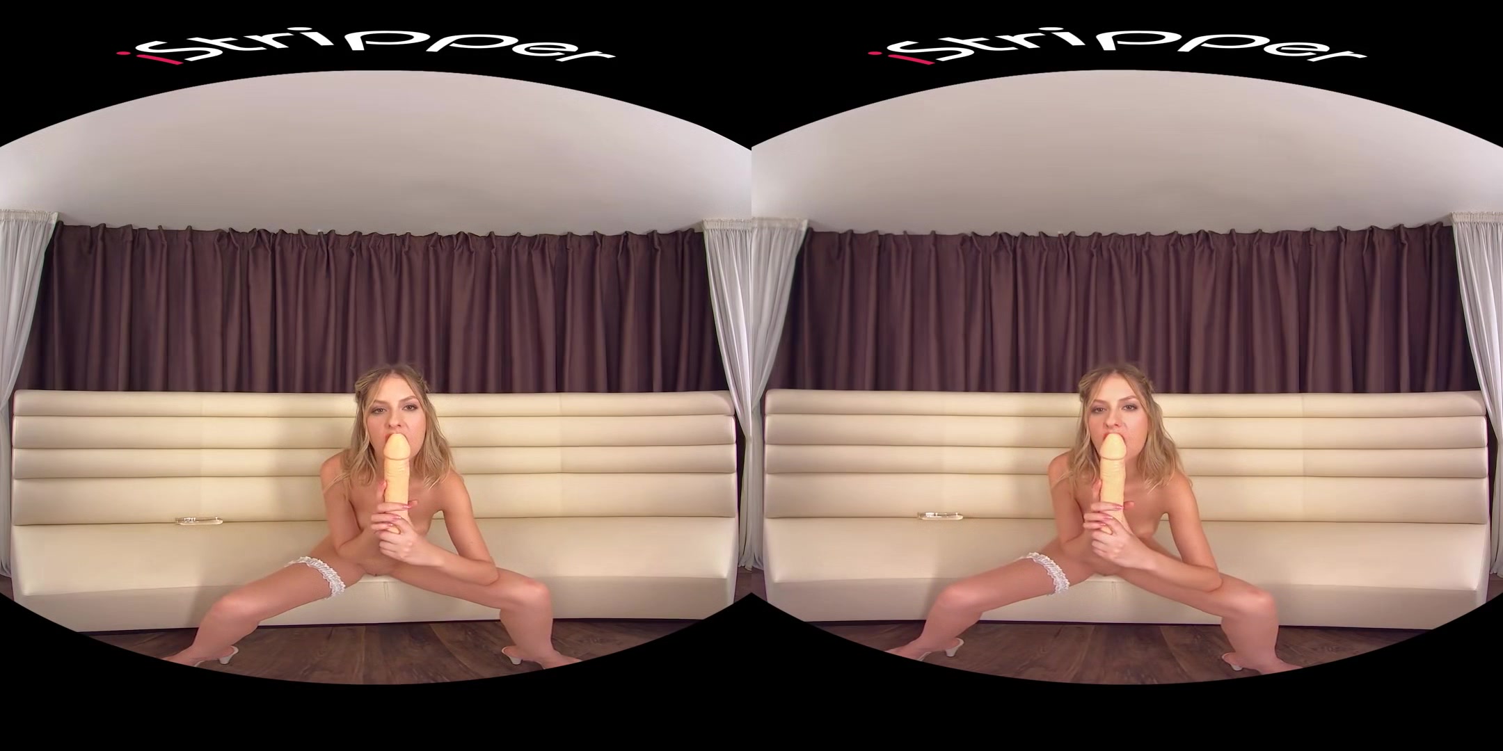 Rebecca Volpetti - Gorgeous Blonde Striptease and Toy Play