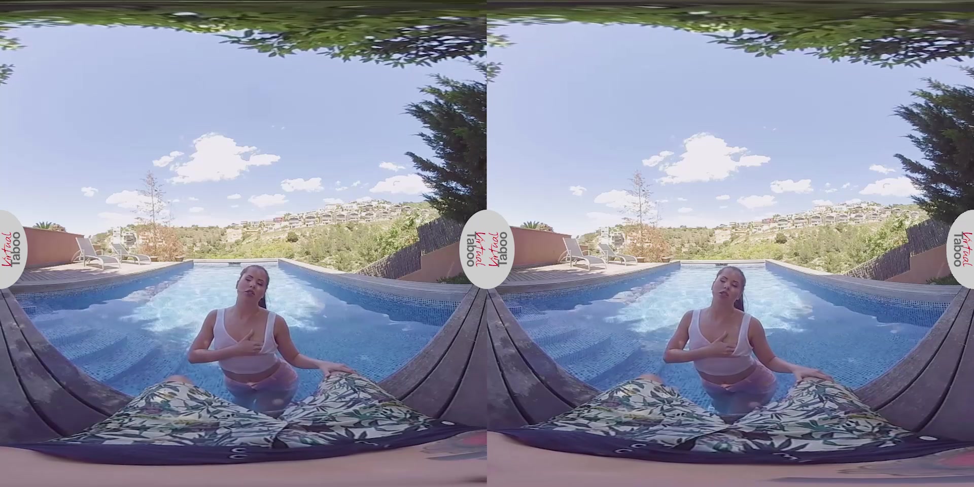 Poolside Story with Little Step sister