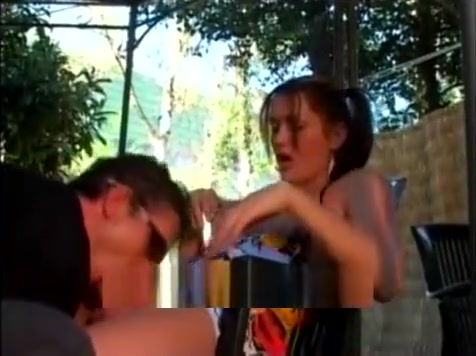 latin babe sheboy Plugged Outdoor