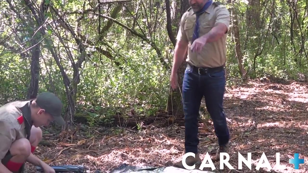 Dirty Troop Leader Barebacks Twink Scout Deep With Bishop Angus