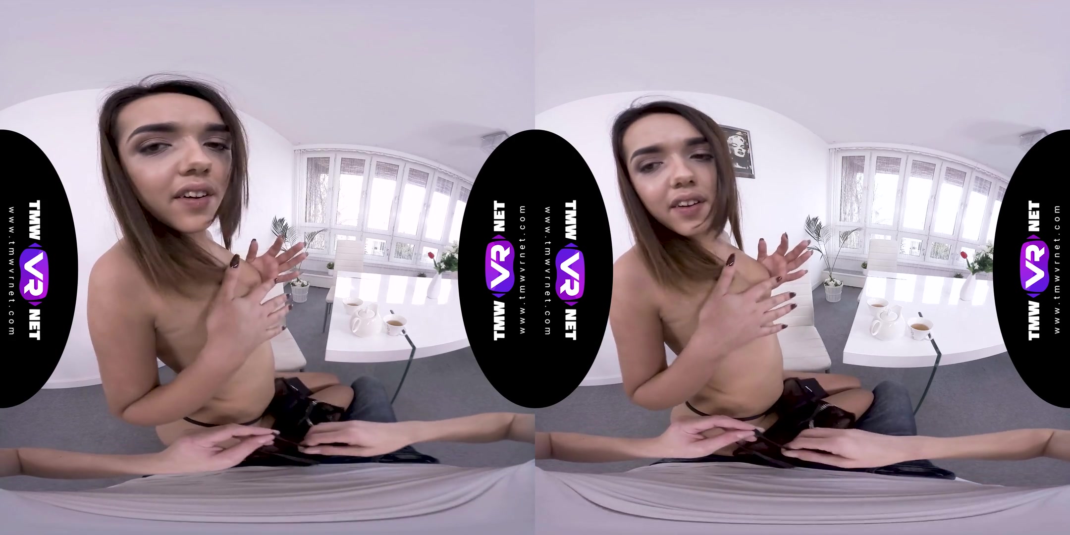 Esperanza Del Horno in Spicy Brunette Learns How To Satisfy a Fat Cock - TmwVRNet