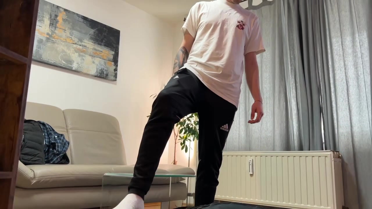 Feet socks master licking