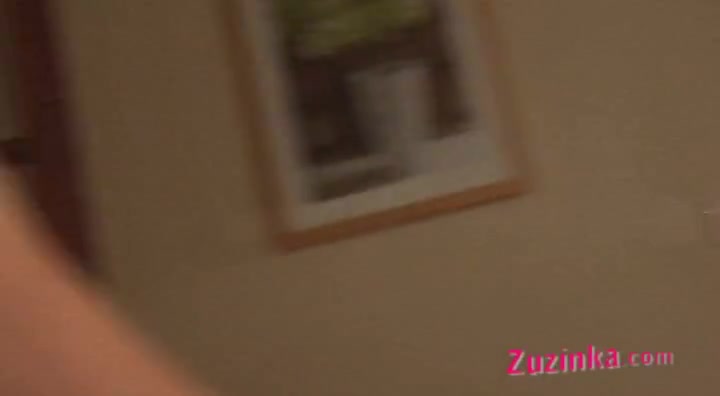 Zuzinka is having fun with the commercials of sex ads