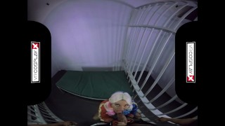 VRCosplayX.com Kleio Valentien As Harley Quinn Fucks You In Jail Cell