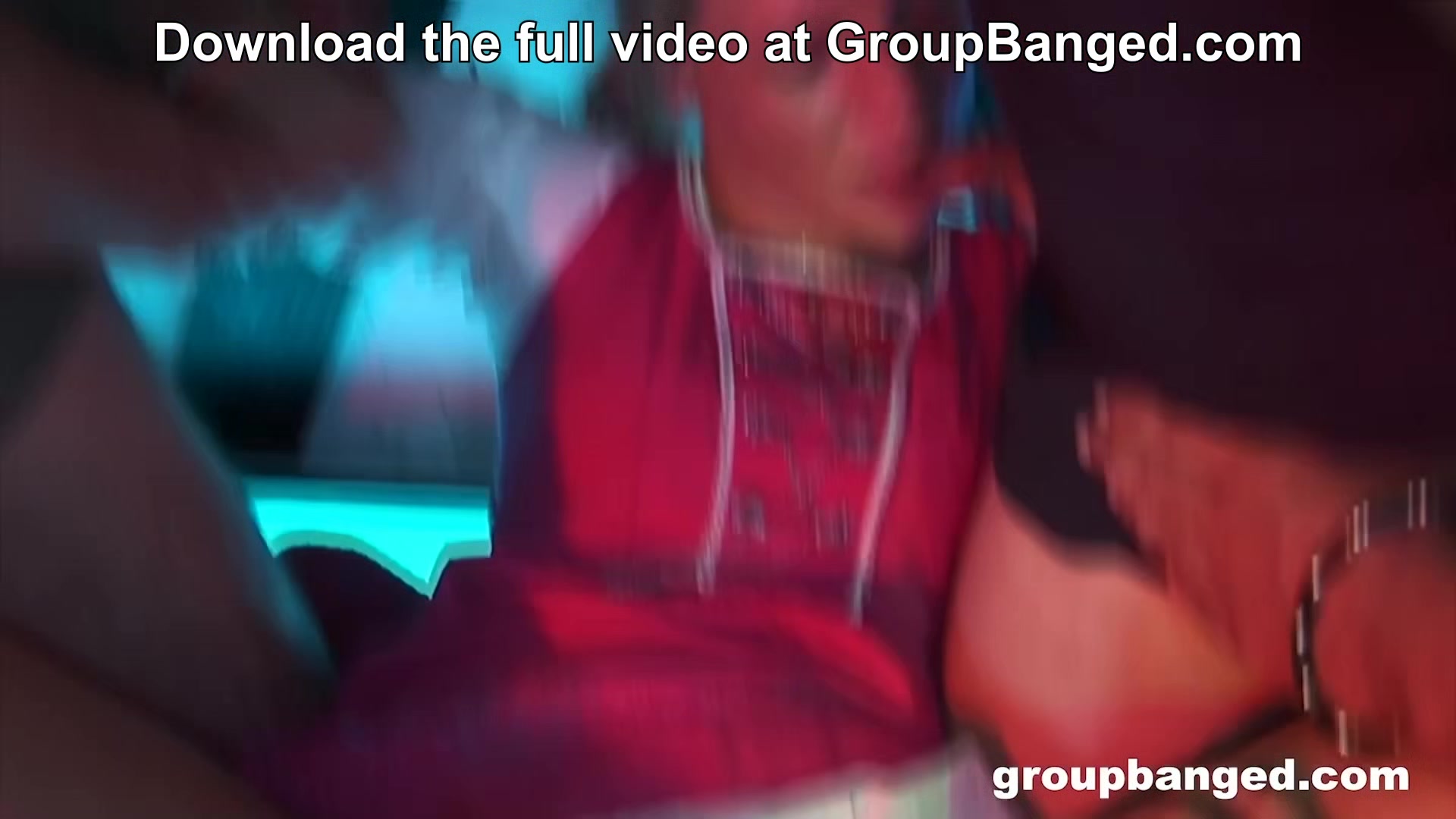 Freckled German Cutie Fucked and Jizzed on by a Room Full of Men at GroupBanged