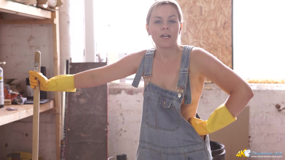 Anna Belle in Do The Dirty Work - DownblouseJerk