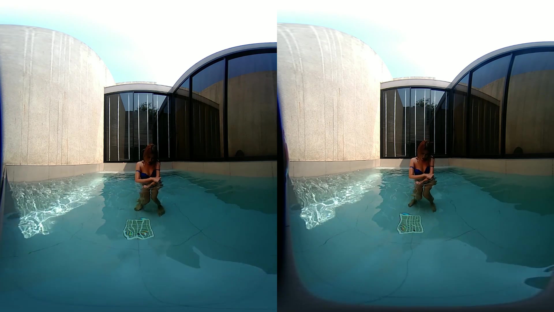 Outdoor Pool Hot Tits and Fingering - VRpussyVision