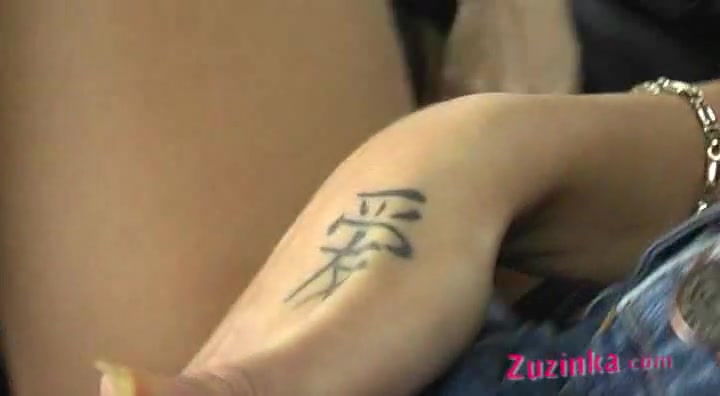 Zuzinka having sex in a public parking in Prague