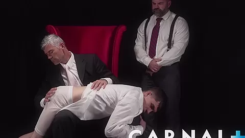 MasonicBoys Marcus Ryan spanked in front of pervy holy men