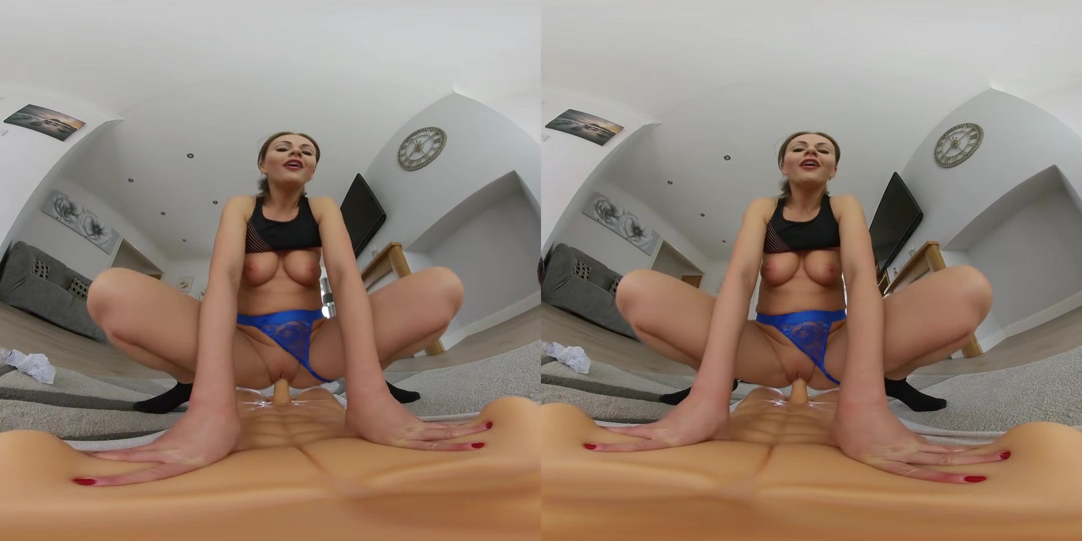 Tina Kay, After Workout Workout; Pornstar Riding Tommy Torso POV VR