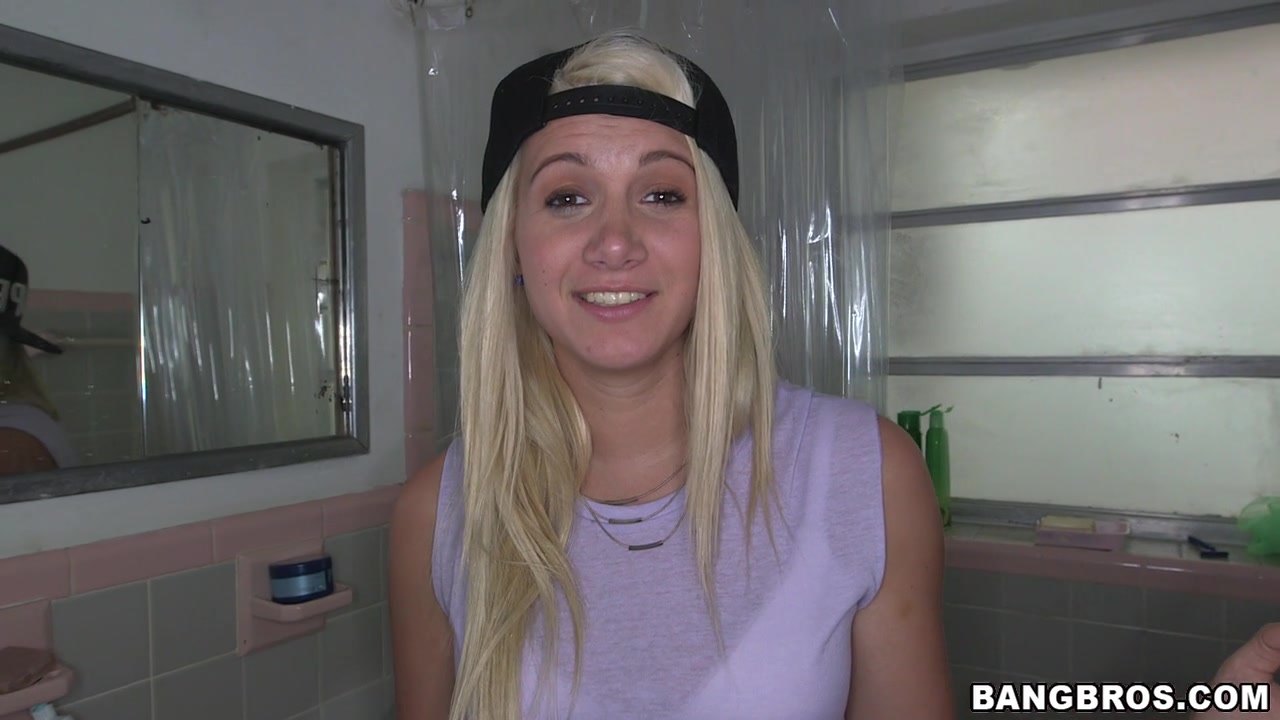 Blonde white girl tries a big black dick - MonstersOfCock