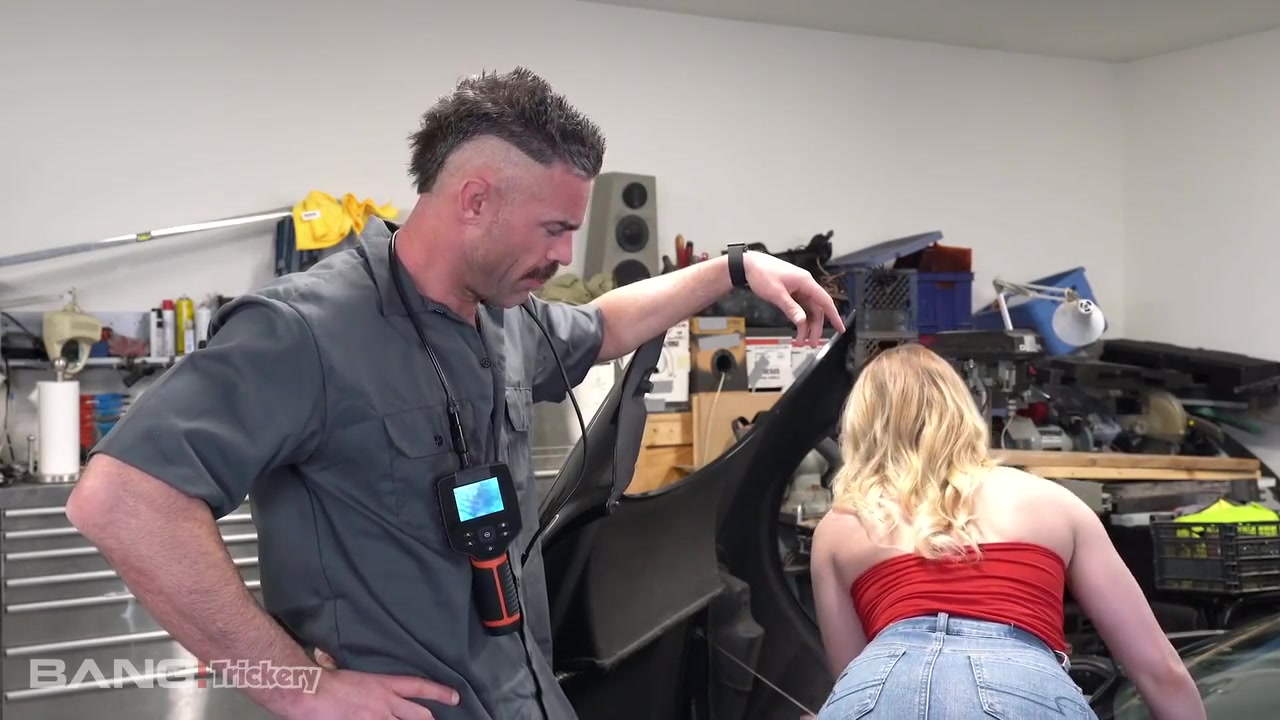 Gets Fucked By The Car Mechanic With Charles Dera And Kenzie Madison