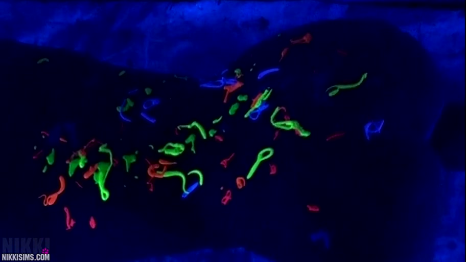 Black Light Body Paint video