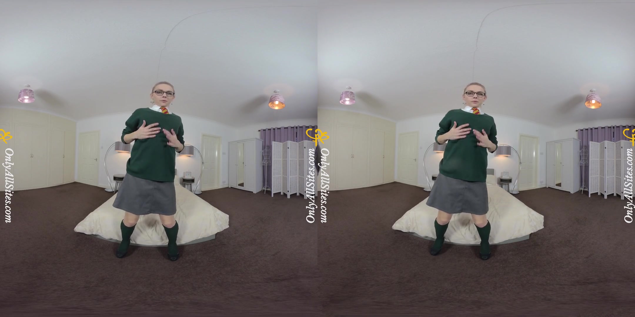 Chloe Toy - College; Cute Amateur Blonde Stripping