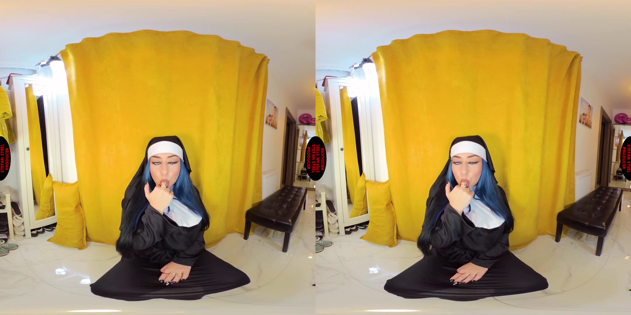 Two Cocks For Hot Nun With Aya Goldie