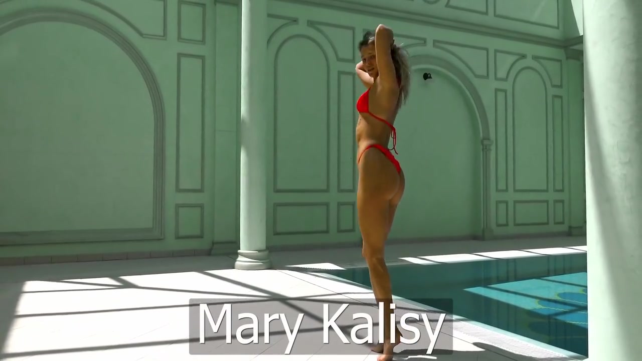 Sexy Brunette Milf In Red Lingerie - Mary Kalisy