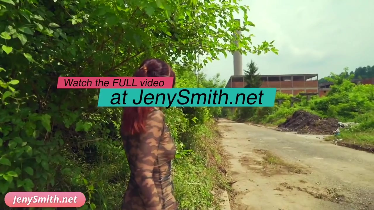 Hot Woman Walking Naked On The Old Plant - Jeny Smith