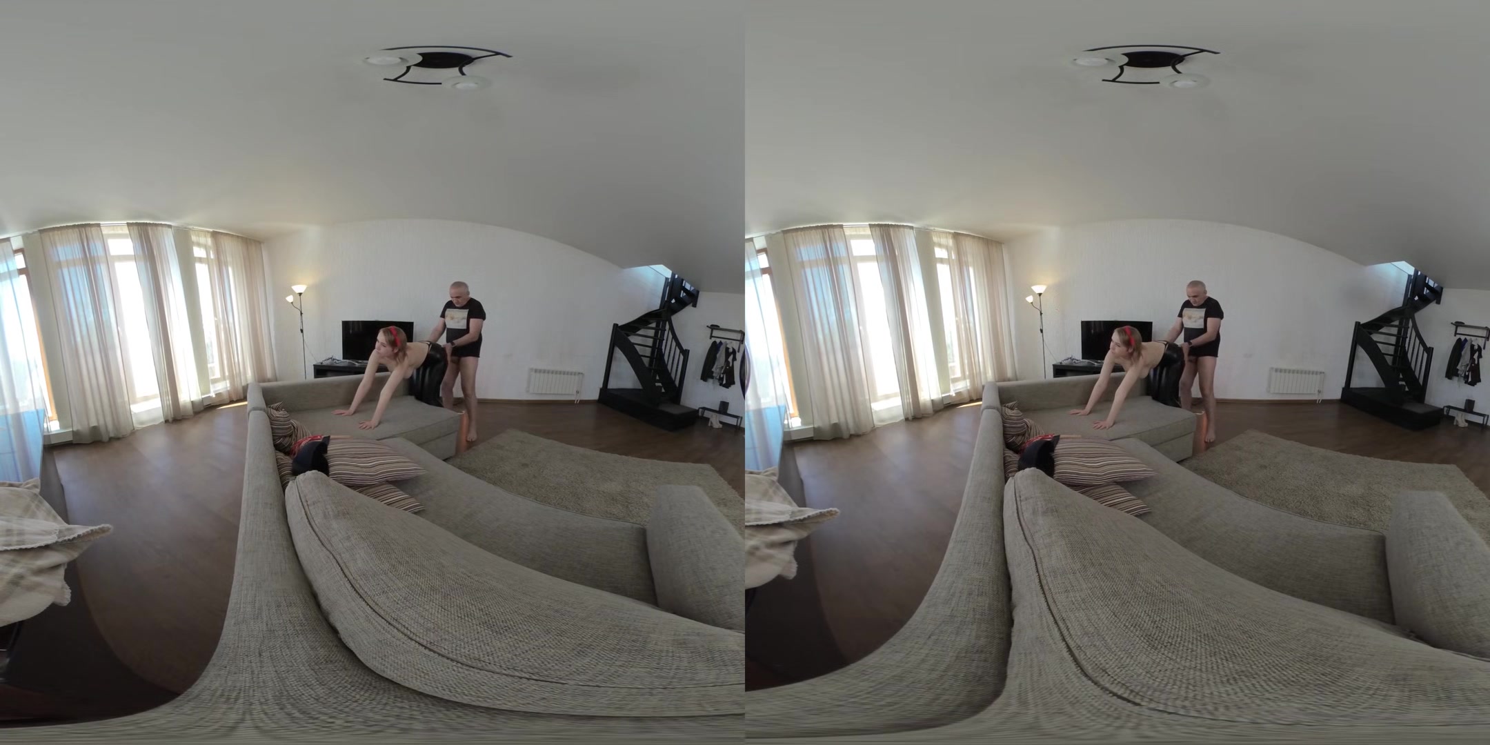 Old Husband Return To Young Wife And Do Anal