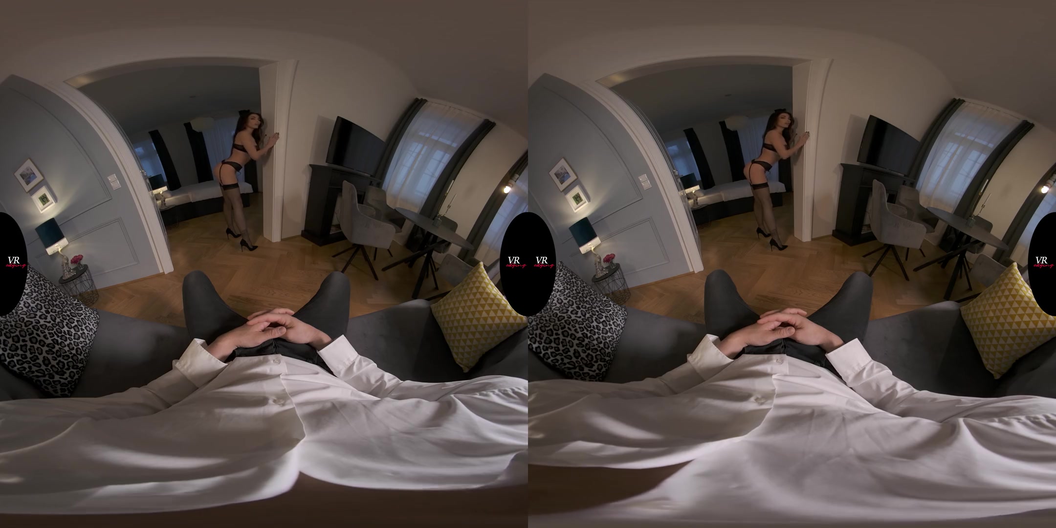 Clea Loves To Have The Power Over You - Big Tits Brunette Blowjob Edging Cumshot