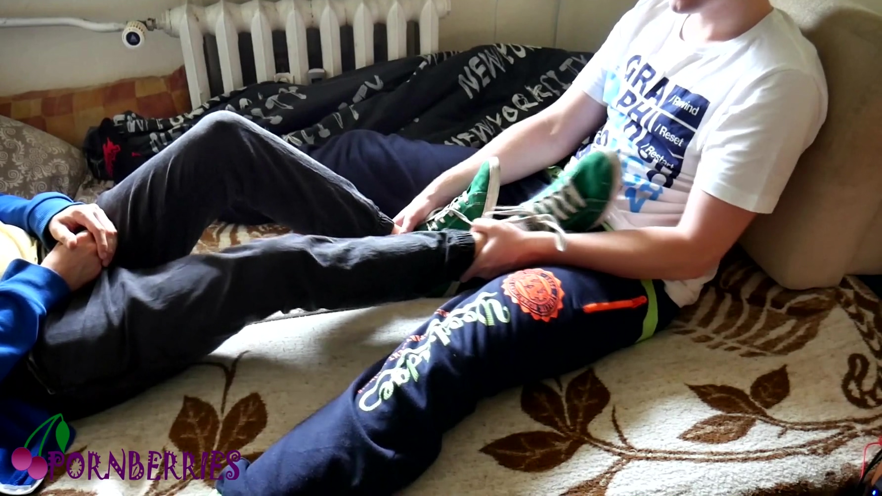 teen 18+ Skateboarder Gives Me His Feet