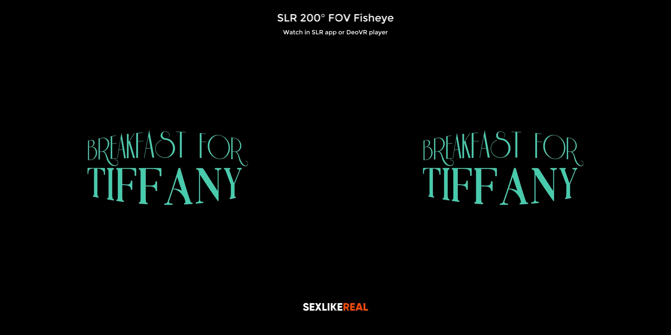 Breakfast for Tiffany - SLROriginals