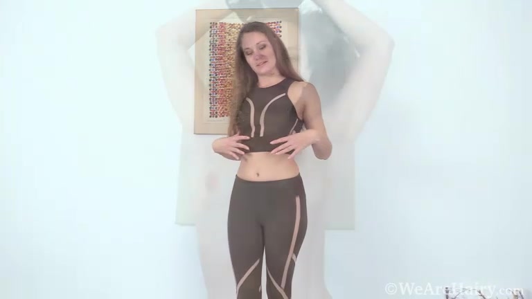 Sacha comes inside from outdoors to strip naked - WeAreHairy