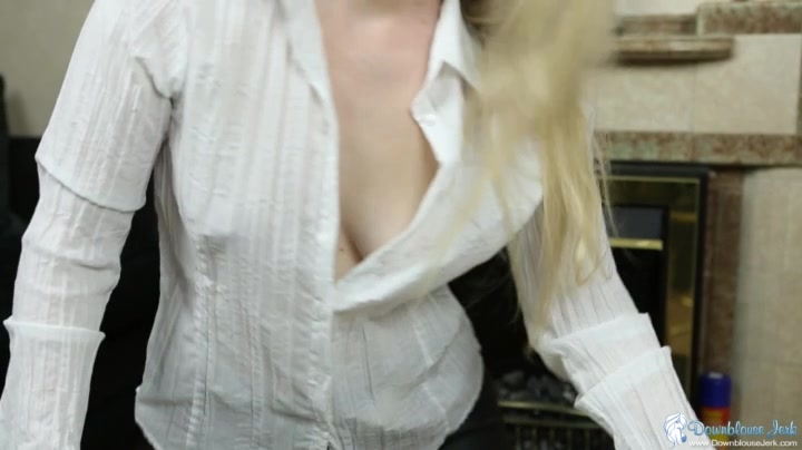 Toni Lou in Table Top Tits - DownblouseJerk