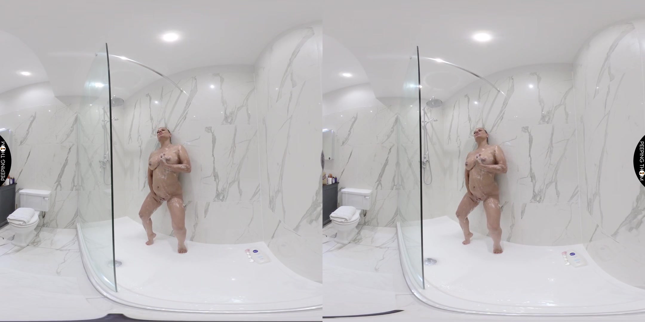 Shower Play; Big Tits Amateur Solo - SexLikeReal