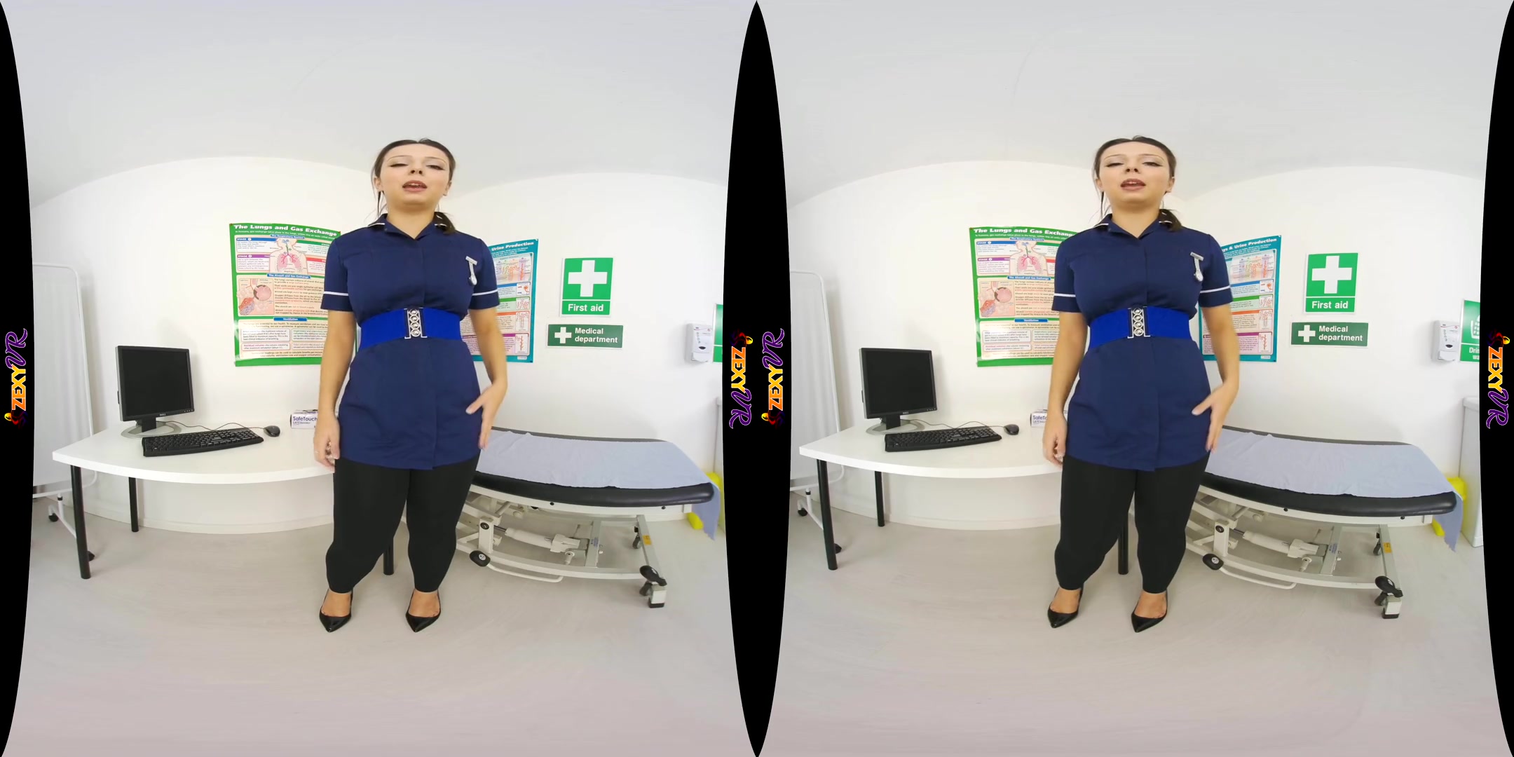 Alice Katz in Examine My Uniform - ZexyVR