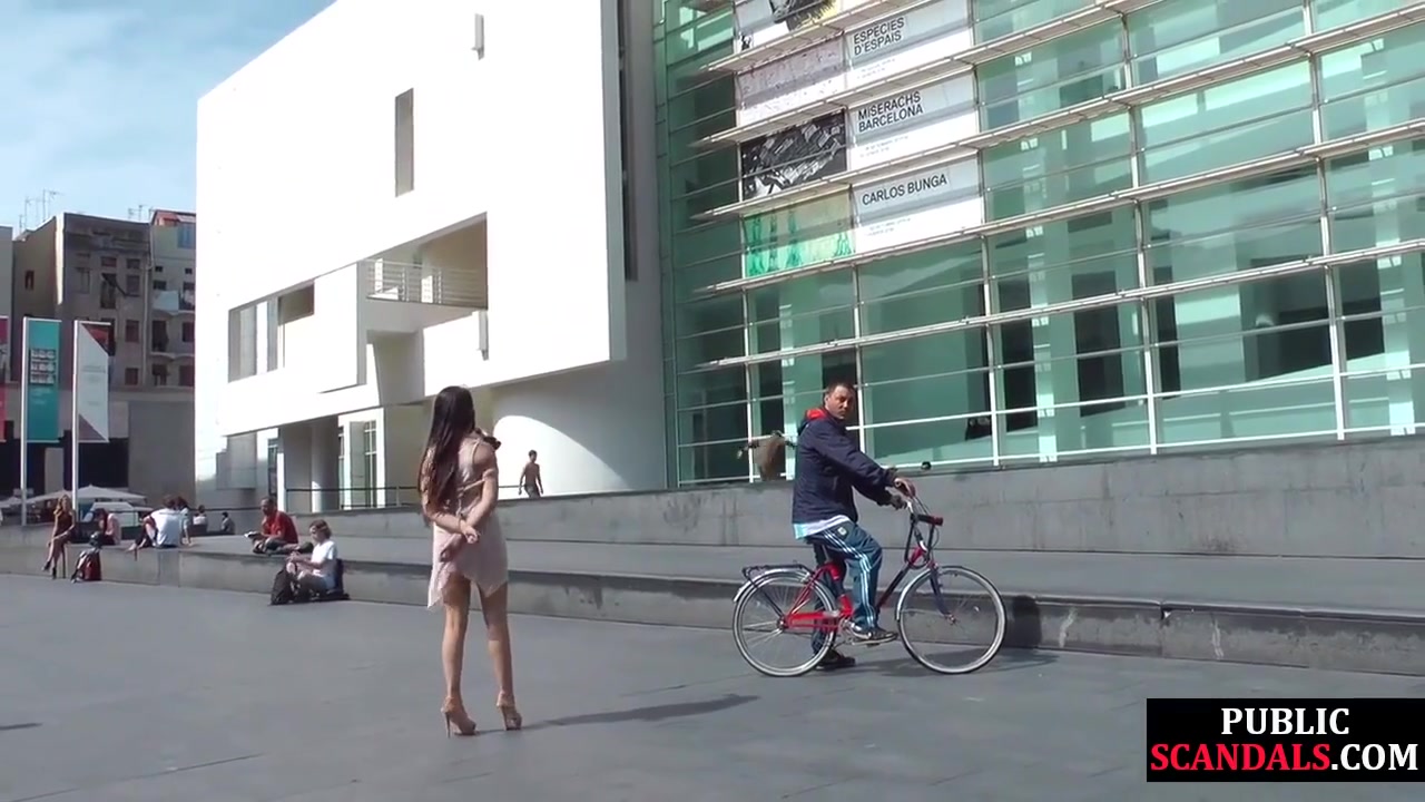 Real Newbie Gets Public Spanked And Facefucked Before J