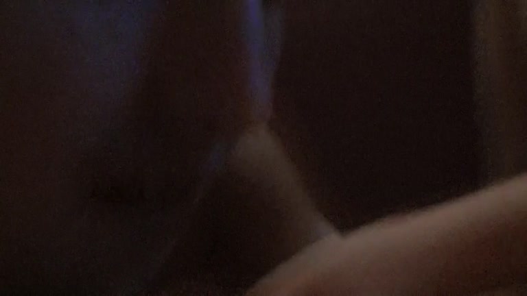 Babe with pierced nipple finger fucks pussy
