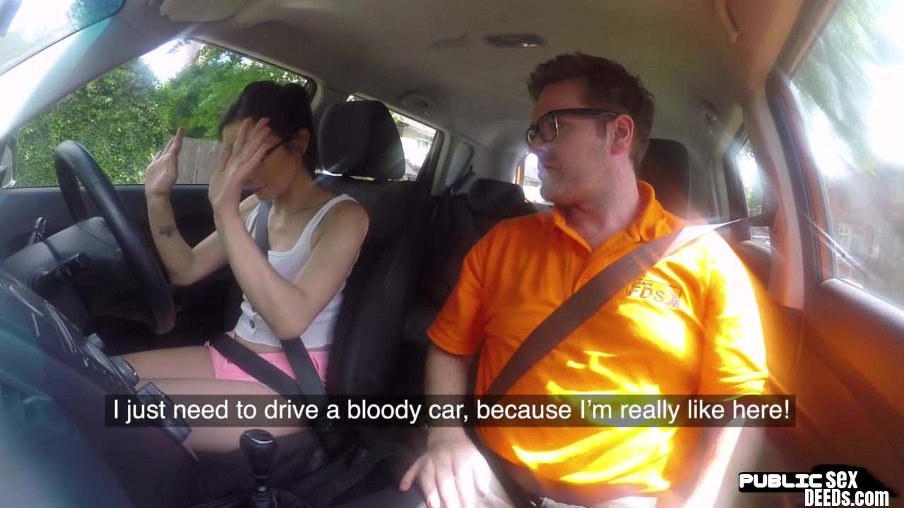 Cardriving nerdy eurobabe blows after ***gystyle sex