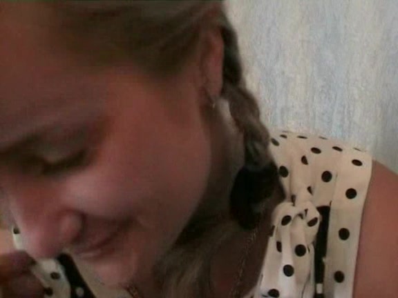 Blond with pigtails drilled after school