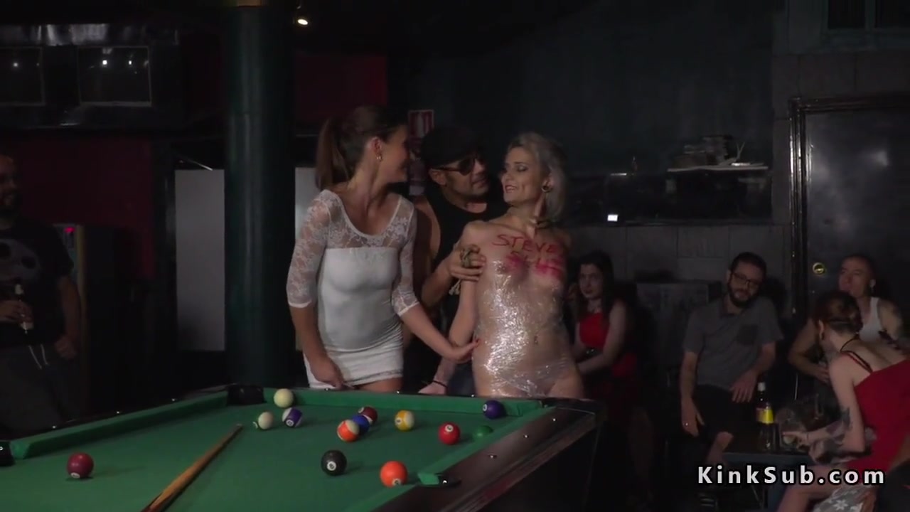 Wrapped In Plastic Blonde Disgraced In Public