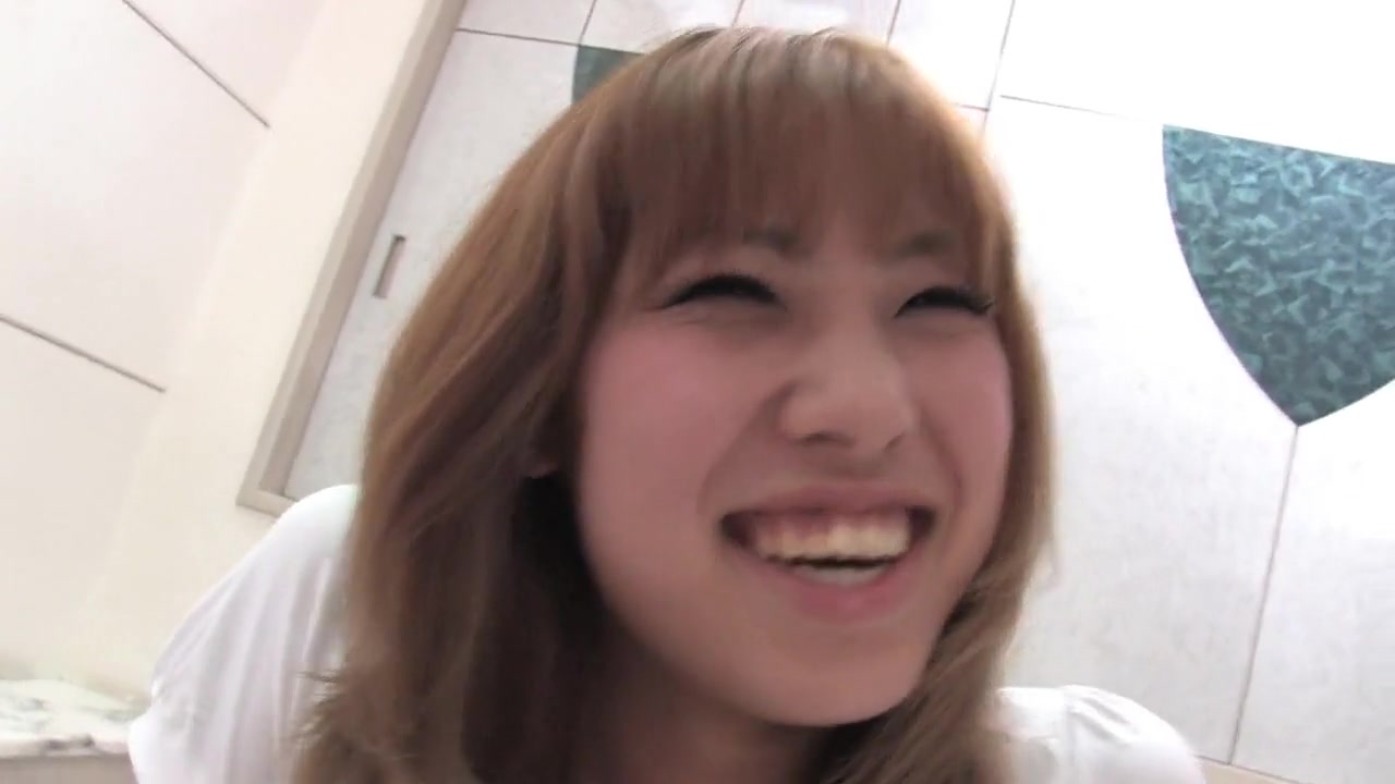 Adorable Japanese teen 18+ moans while her hairy snatch is teased by Masturbation Assist