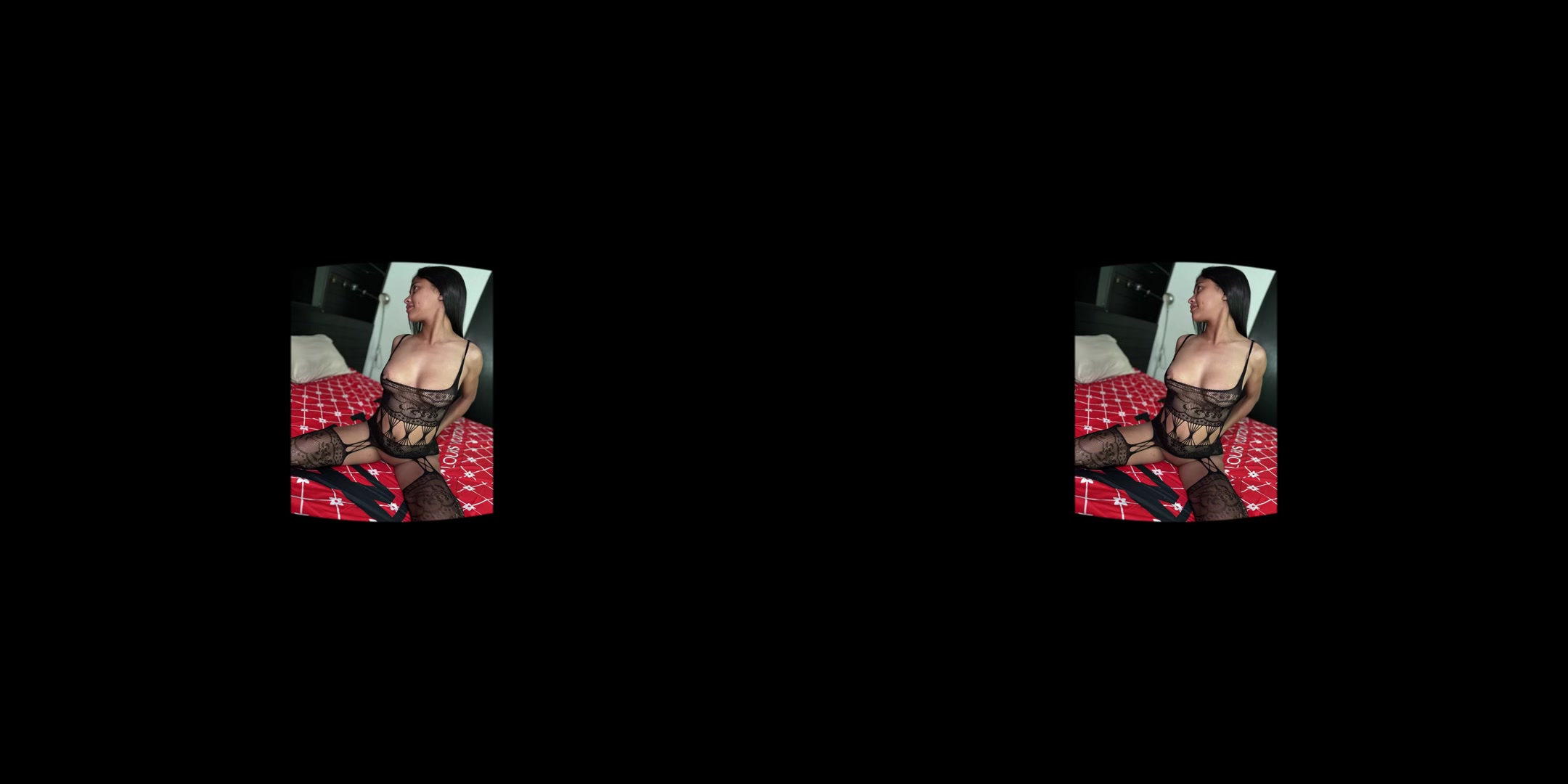 Asian 18 Y.O Teen In Black Lingerie: Deepthroat And Wild Ride