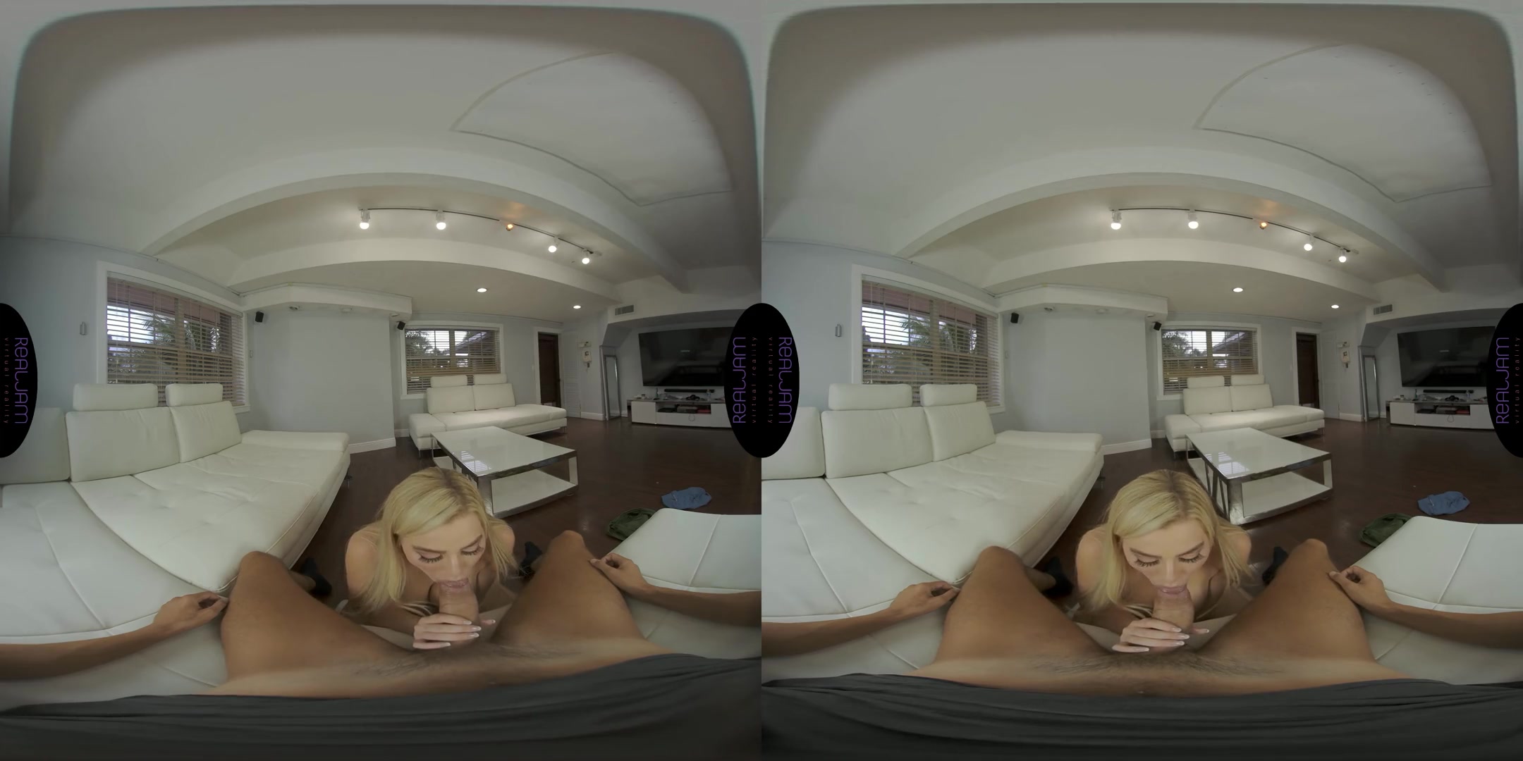 RealJamCasting: Blake Blossom - Blonde Pornstar Blowjob and Fuck