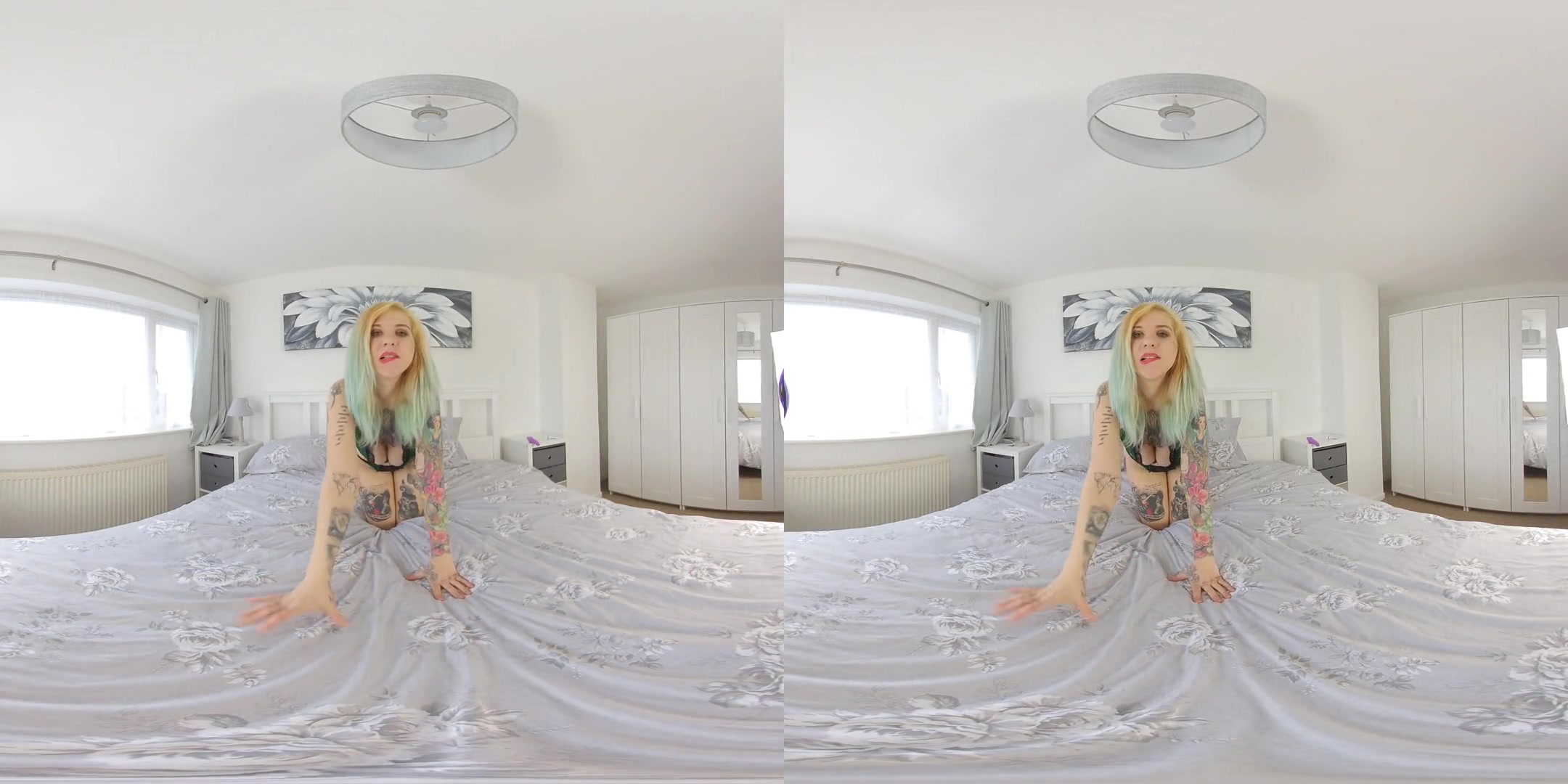 Tammy, Bedroom Antics - Tattoo Solo Model Toying