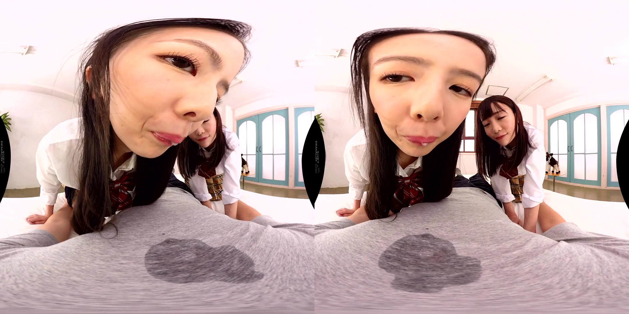 Drool-Drinking VR 2 4 - Drool Spit Asian schoolgirls 18+ Drool Fetish