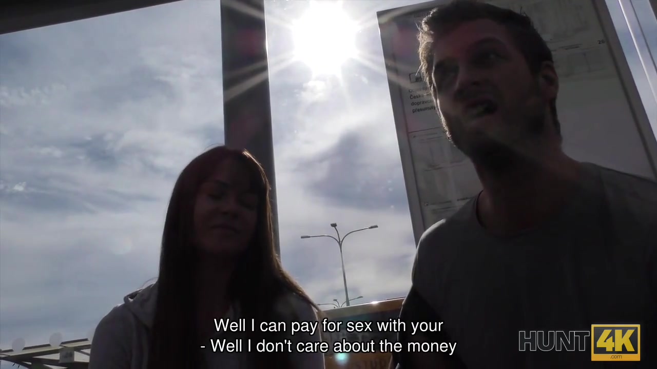 HUNT4K. Money motivated beautiful girl to cheat on her docile BF