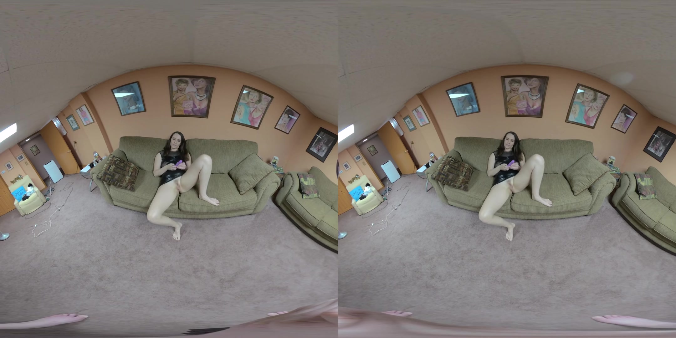 Alisha Adams Is Getting Off with Her Purple Vibrator - ChickPassVR