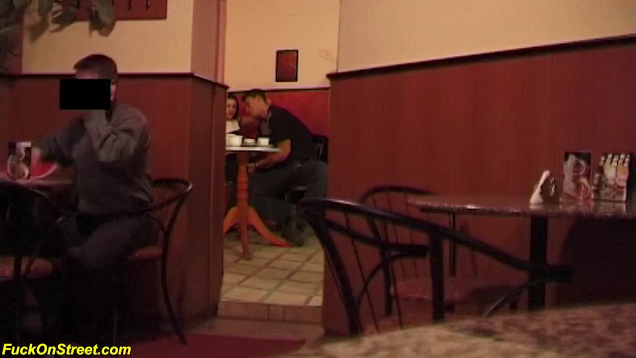 anal sex in a public coffee shop