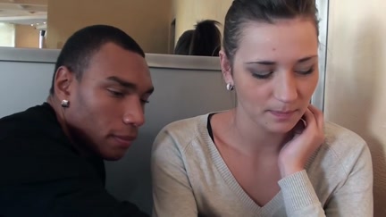 Woman severely fuck in the cafe!