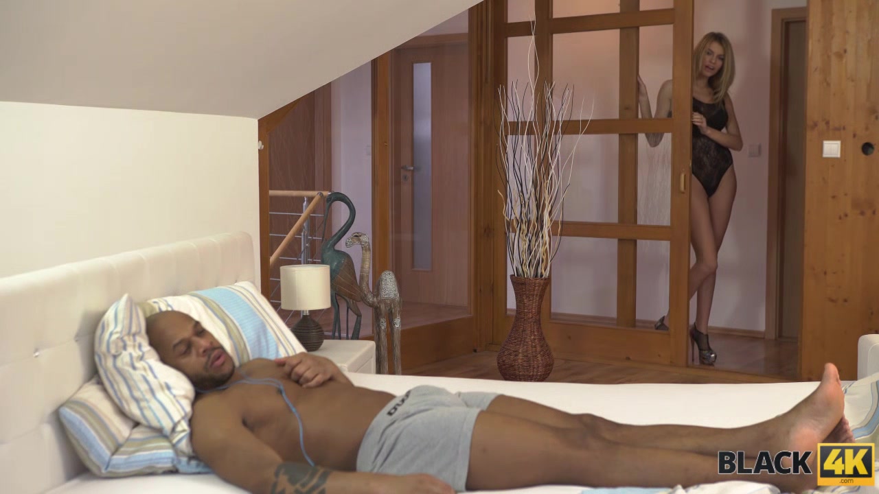 BLACK4K. Karina Grand met black guy in the bar and is ready for sex