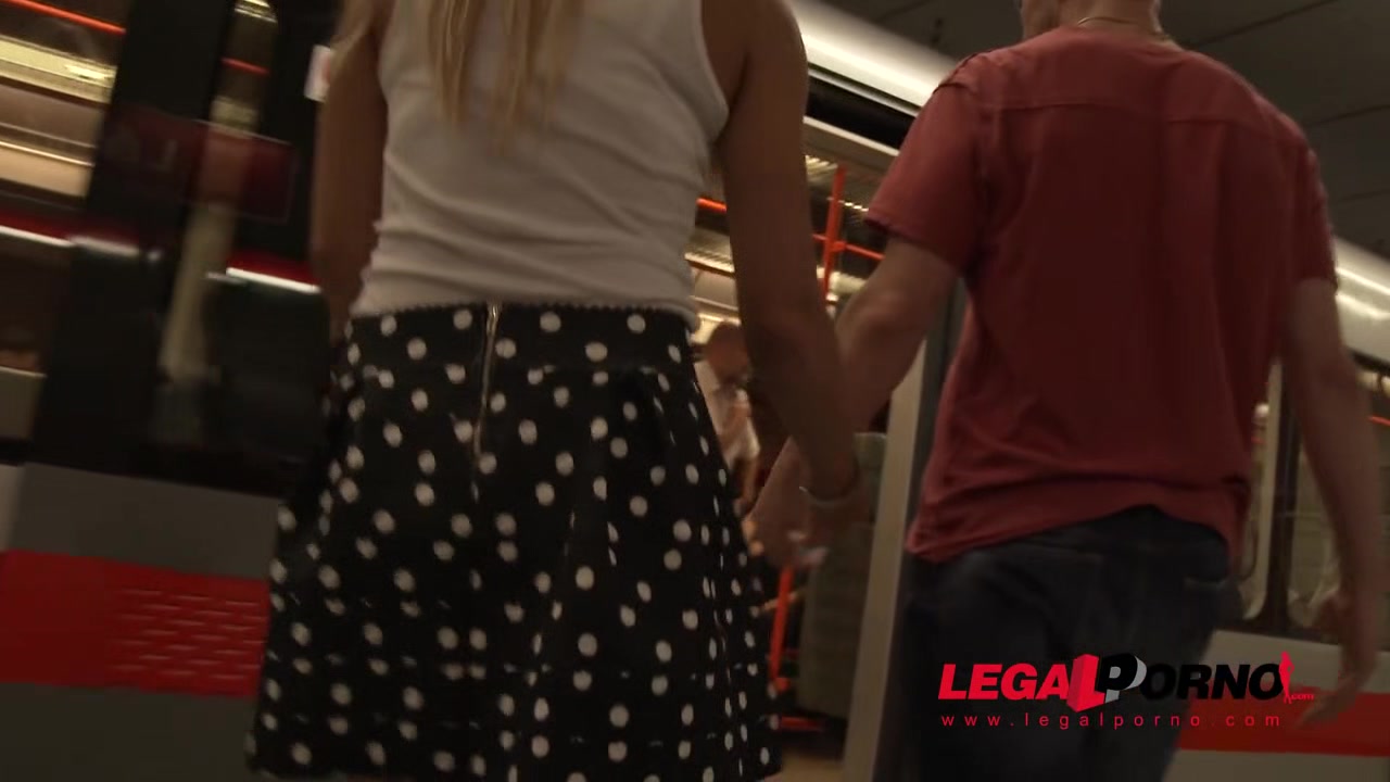 Nikky Thorn fucked in public and then taken to studio for some