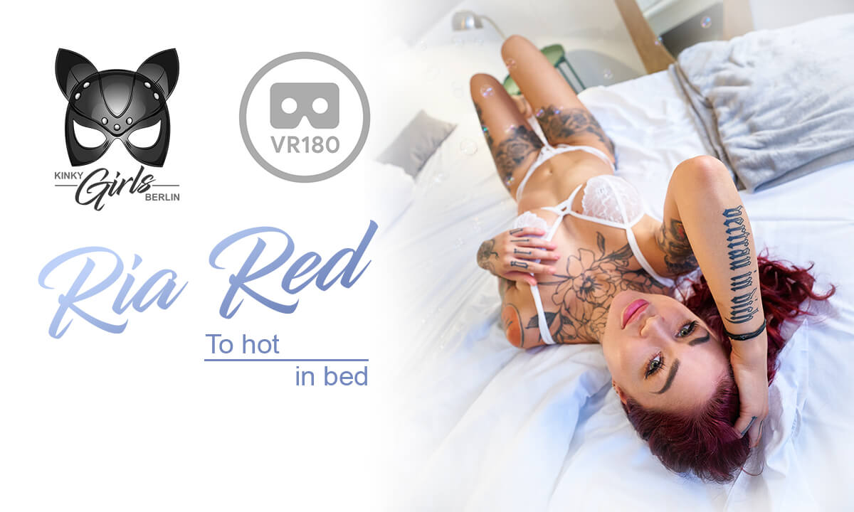 Ria Red - Too Hot in Bed - KinkyGirlsBerlin