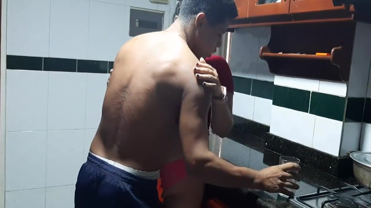 My Stepsister Walks Around The Kitchen In Pantyhose I End Up Licking Her Pussy